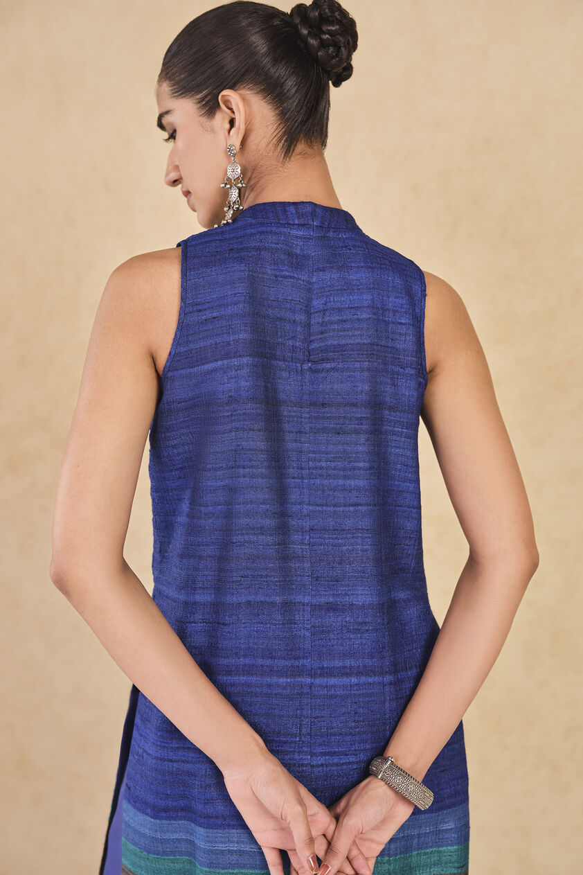 Zella Silk Co-ord - Blue, Blue, image 5